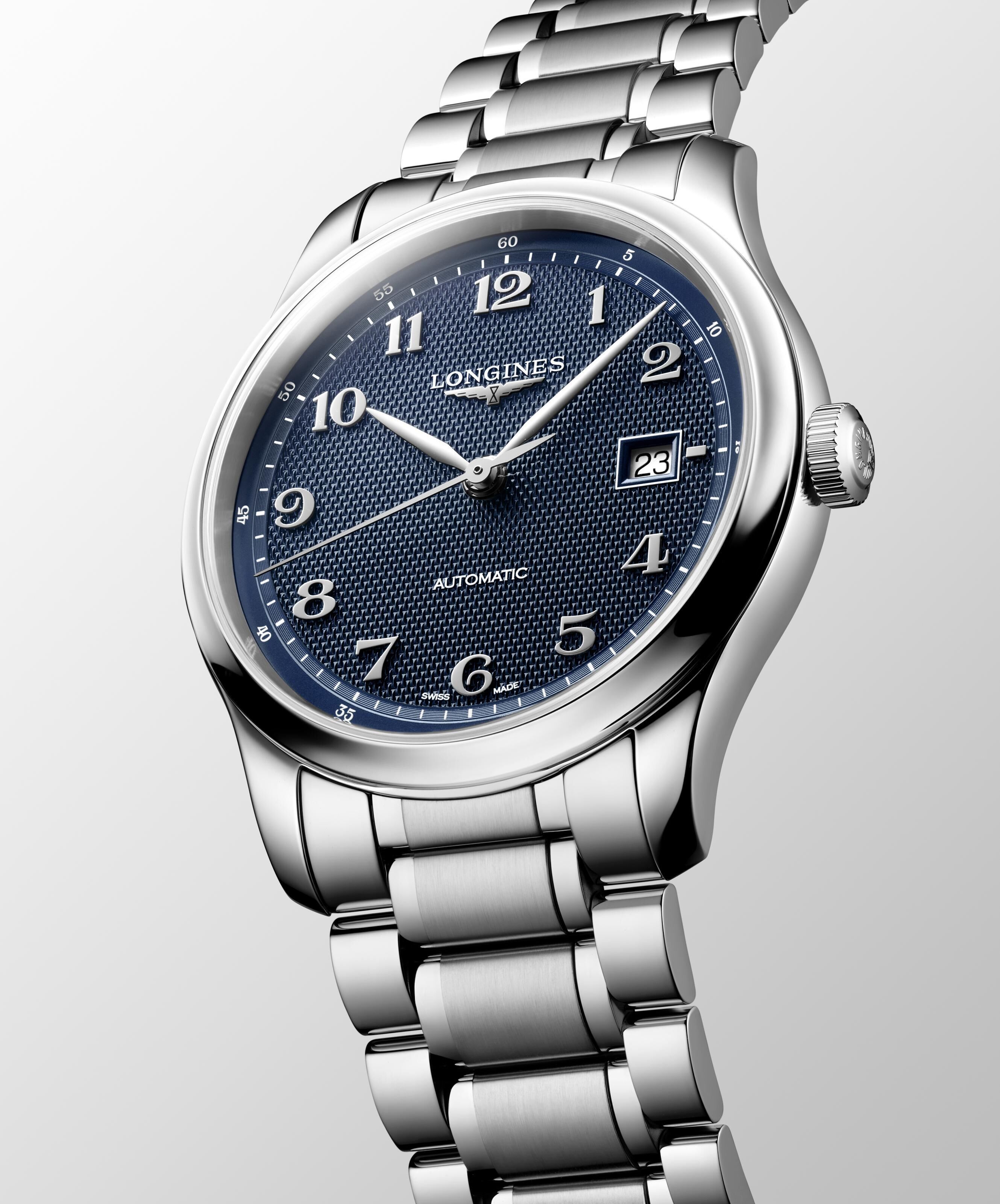 Longines Master Collection Herrenuhr blau 41mm L2.950.4.93.6