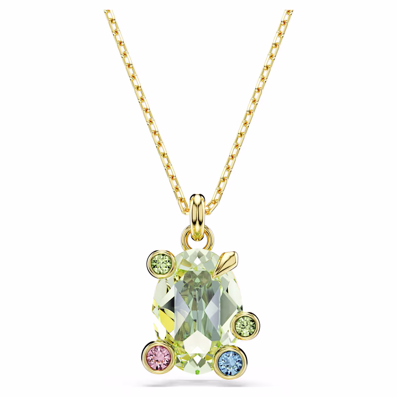 Swarovski  Gema Anhänger Verschiedene Schliffe, Mehrfarbig, 18k vergoldet