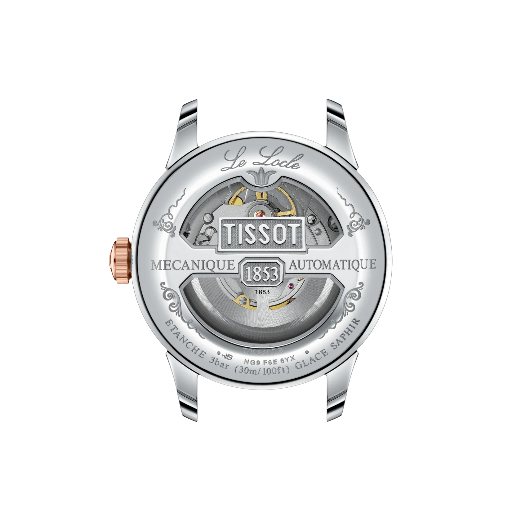 Tissot LE LOCLE Automatikuhr,Powermatic 80 Herrenuhr T006.407.22.093.01