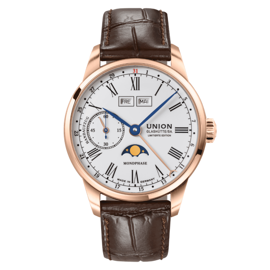 Union Glashütte 1893 JOHANNES DÜRRSTEIN EDITION MONDPHASE LIMITIERTE EDITION Herrenuhr D903.458.76.013.09 Union Glashütte 1893 JOHANNES DÜRRSTEIN EDITION MONDPHASE LIMITIERTE EDITION Herrenuhr D903.458.76.013.09