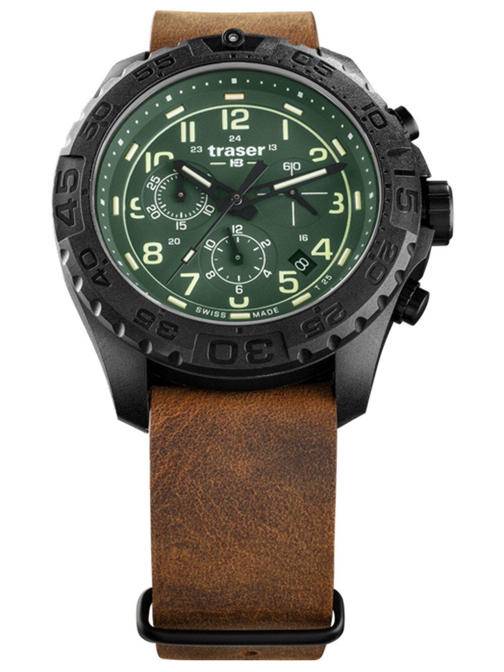 Traser H3 P96 OdP Evolution Chrono Green Herrenuhr 109047