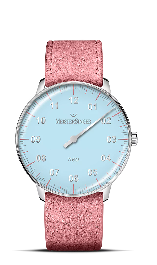Meister Singer Neo Special, Automatik, Hellblau Damenuhr S-NES924S