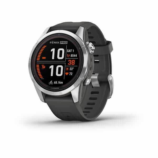 Garmin fenix 7S Pro Solar Graphit/Edelstahl 010-02776-01