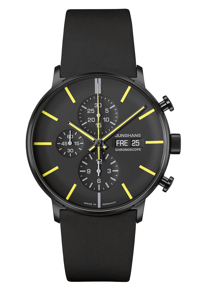 3ae36640c148a8d47cc95df4ce82f3c5-1 Junghans FORM A Chronoscope Herrenuhr 27/4473.02
