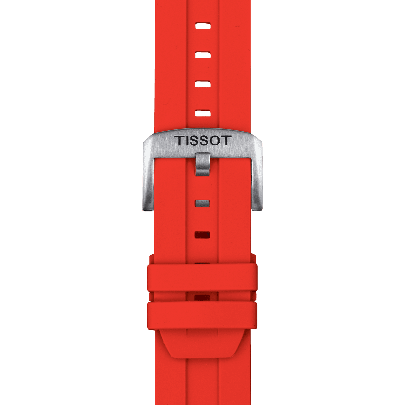 Tissot replacement silicone bracelet red