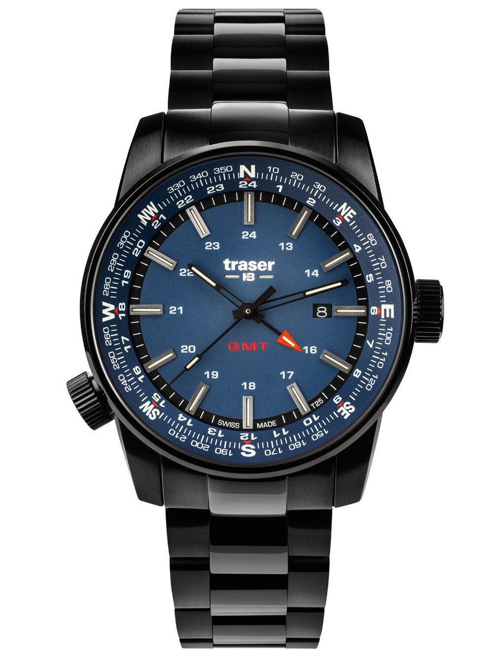 Traser H3 P68 Pathfinder GMT Blue Herrenuhr 109524