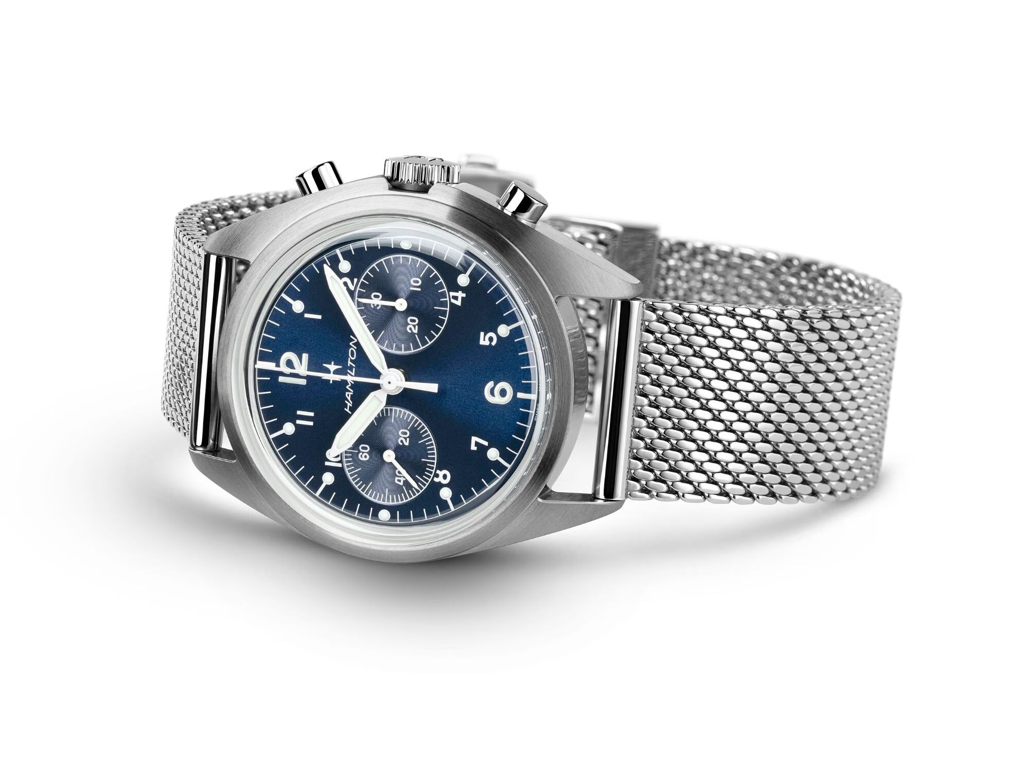 Hamilton Khaki Aviation Pilot Pioneer Mechanical Chronograph Herrenuhr H76409140