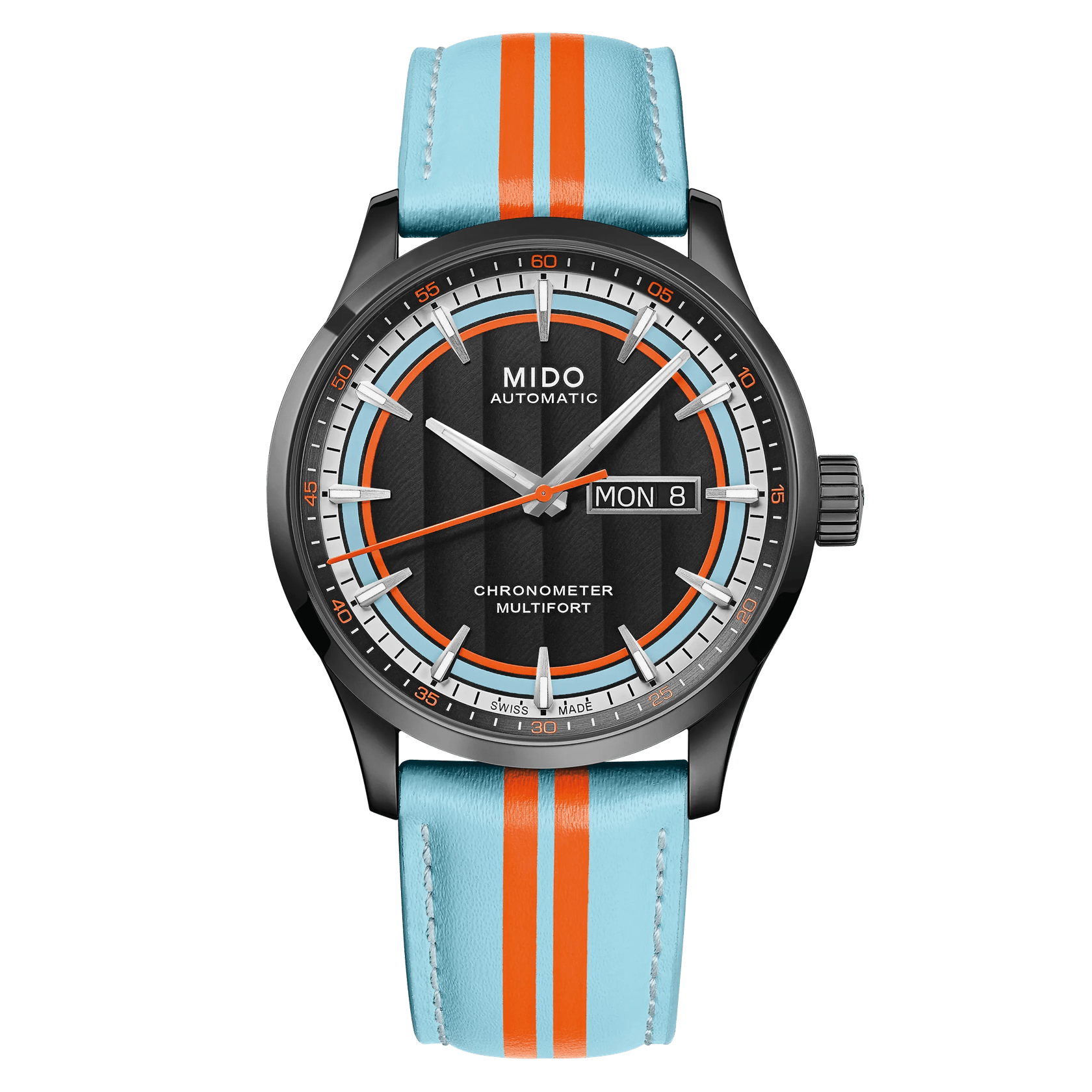 Mido Multifort Automatik Chronometer 1 Racer, 80 Stunden Gangreserve Herrenuhr M038.431.36.051.00