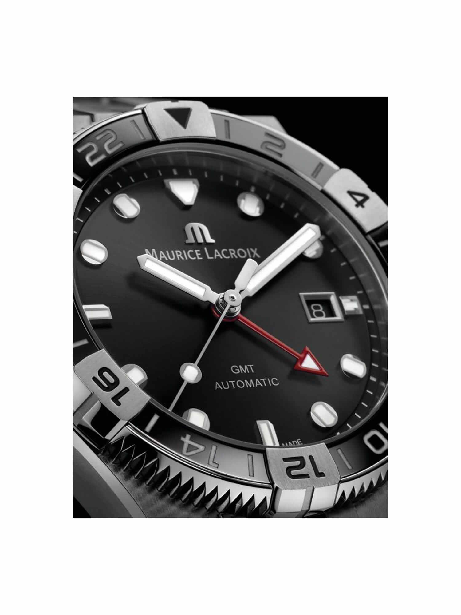 88229631_2 Maurice Lacroix Aikon Strap Promotion GMT Men's Watch AI6158-SS00F-330-A