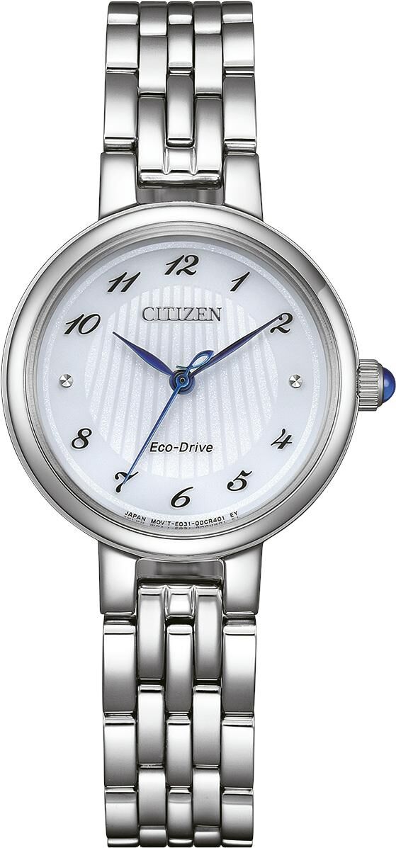 Citizen Analog Quartz, Eco-Drive, Edelstahlband, 27,7 mm Gehäusedurchmesser Damenuhr EM0990-81A