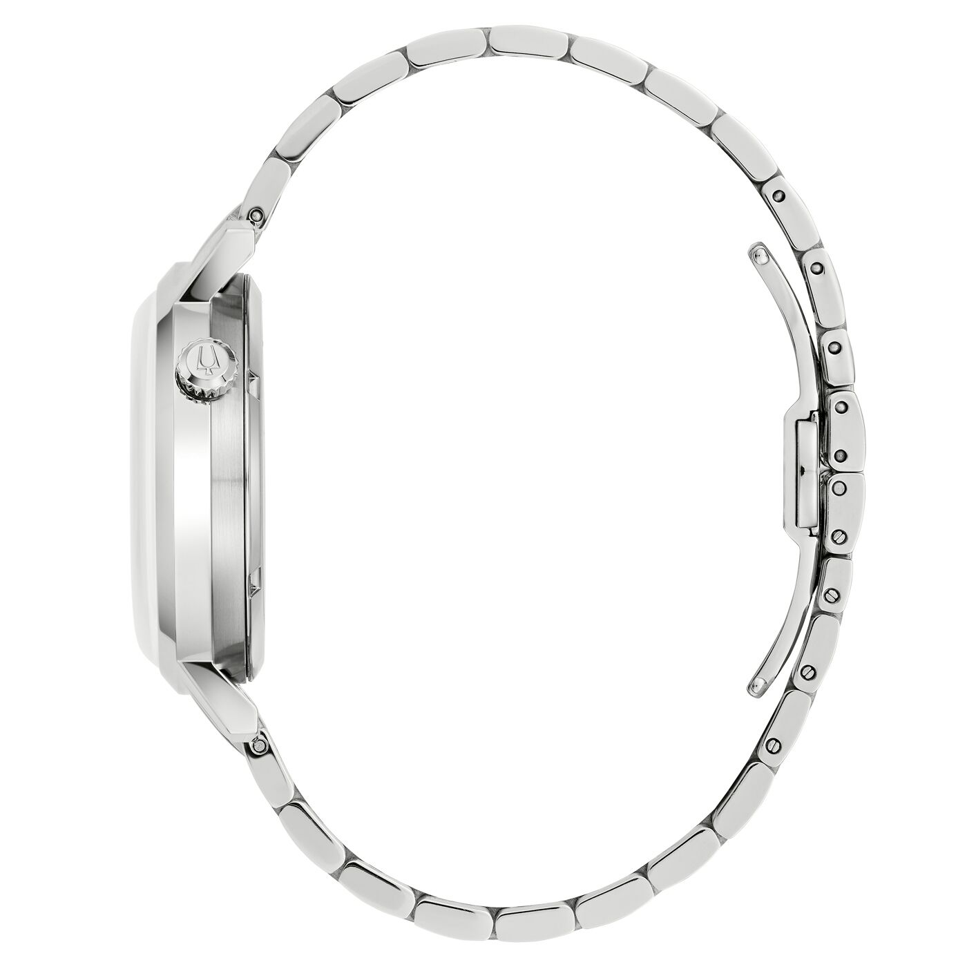 Bulova Aerojet Automatik 42 Stunden Gangreserve, Edelstahlband, Grün Herrenuhr 96A319