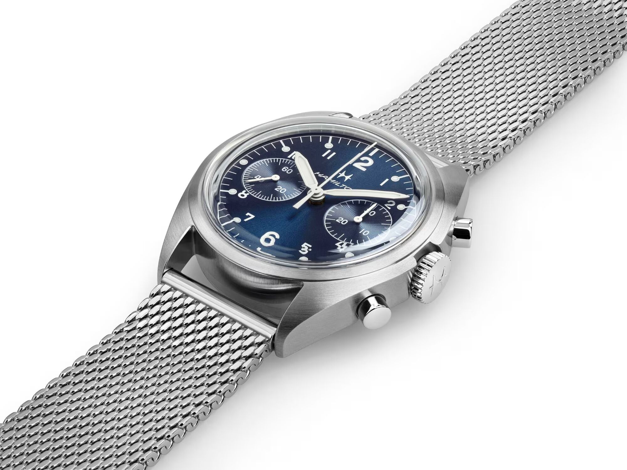 Hamilton Khaki Aviation Pilot Pioneer Mechanical Chronograph Herrenuhr H76409140