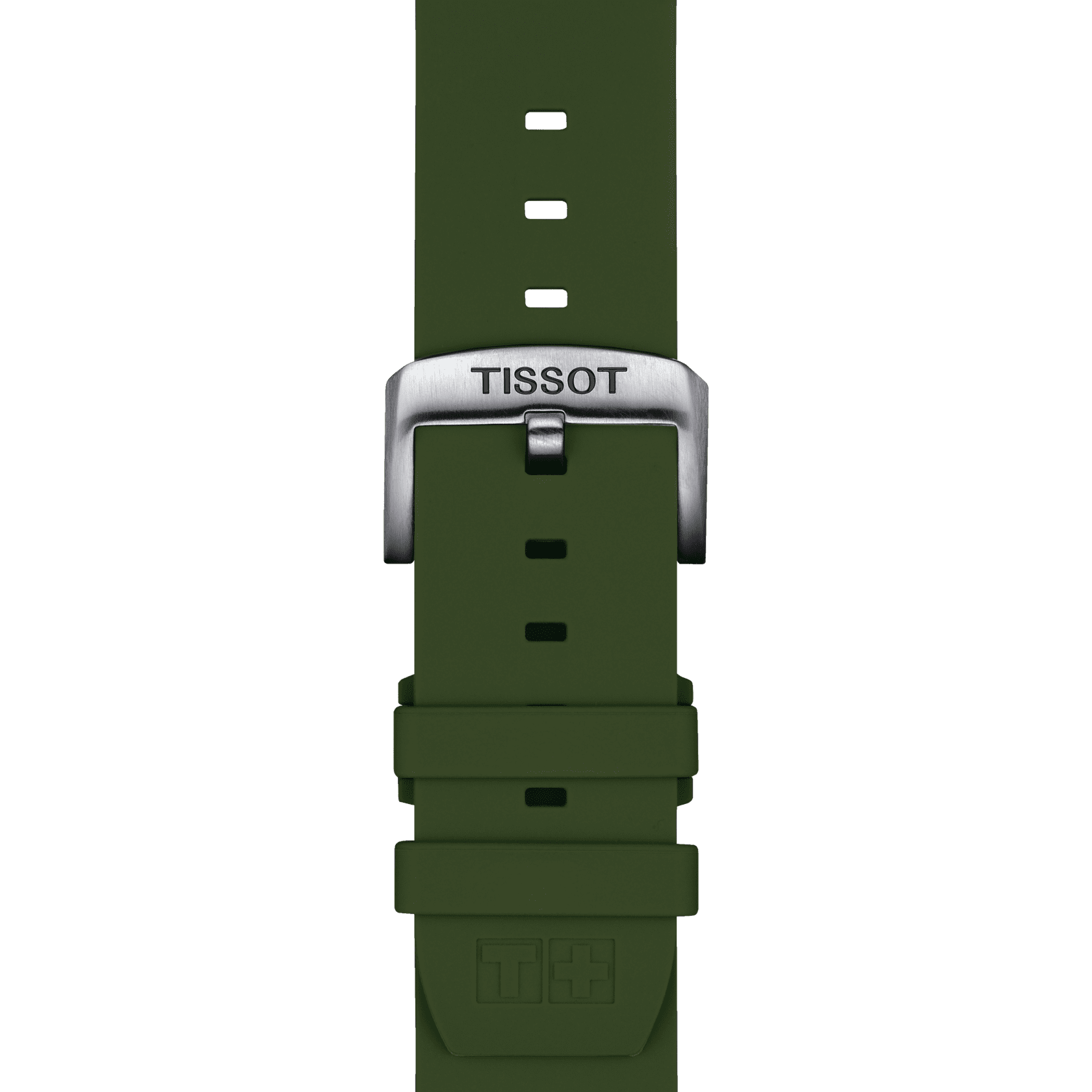 Tissot replacement silicone strap green