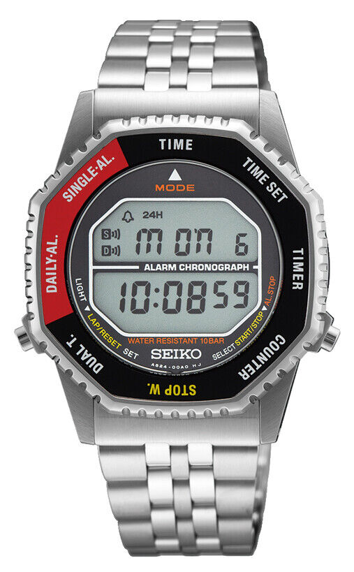 Seiko Classic Digital Chronograph, Quartz, Red Men's Watch SMGG19P1 Seiko Classic Digital Chronograph, Quartz, Red Men's Watch SMGG19P1