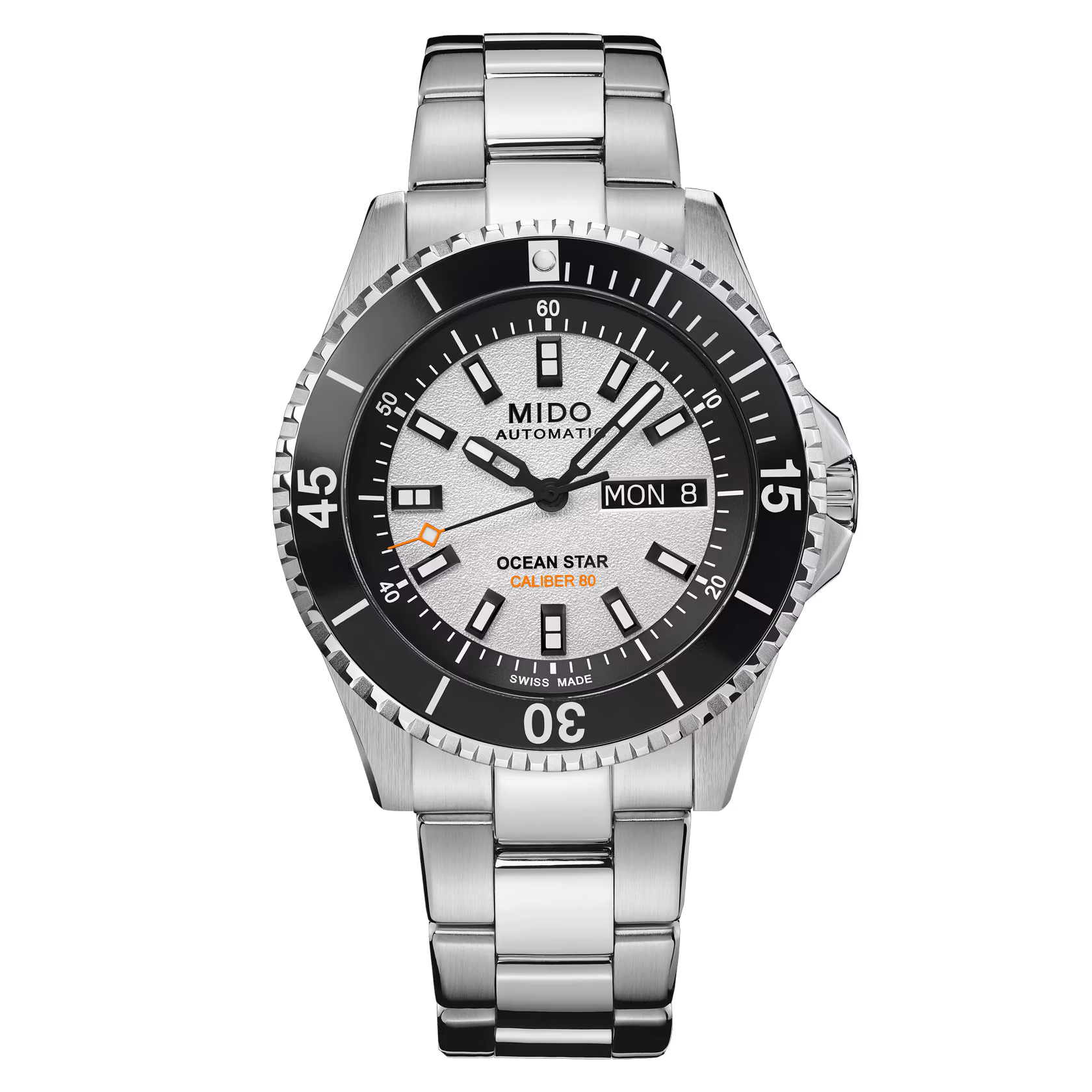 Mido Ocean Star 200, 41mm, Automatik, Gangreserve 80 Stunden, Edelstahl, Weiß Herrenuhr M026.930.11.011.00