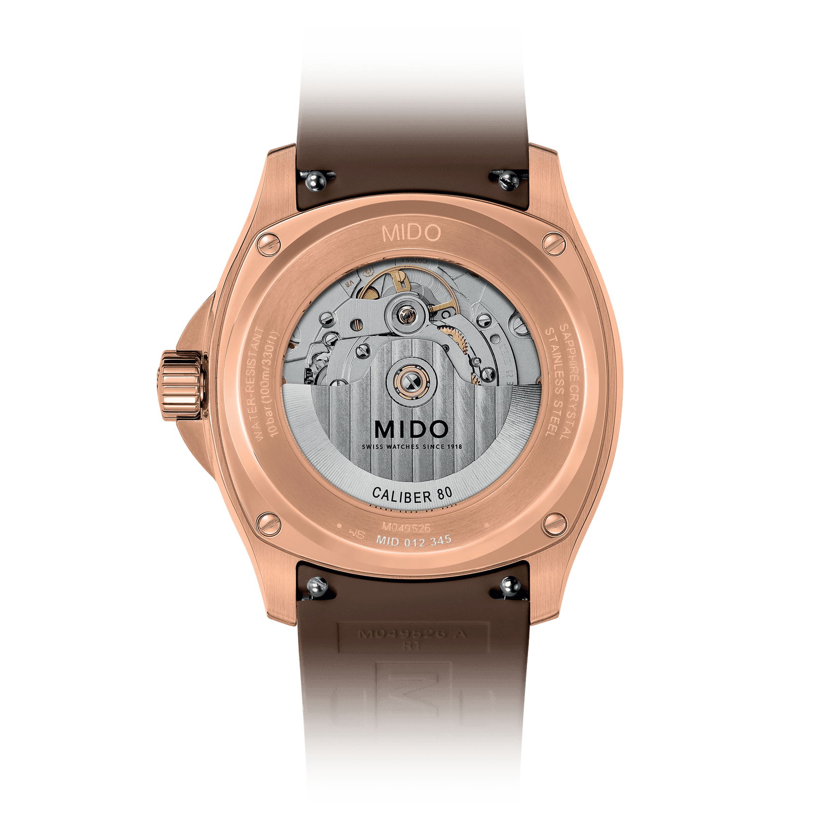 M049-526-37-291-00_1_back_1 Mido Multifort TV braun Roségold Big Date Herrenuhr M049.526.37.291.00