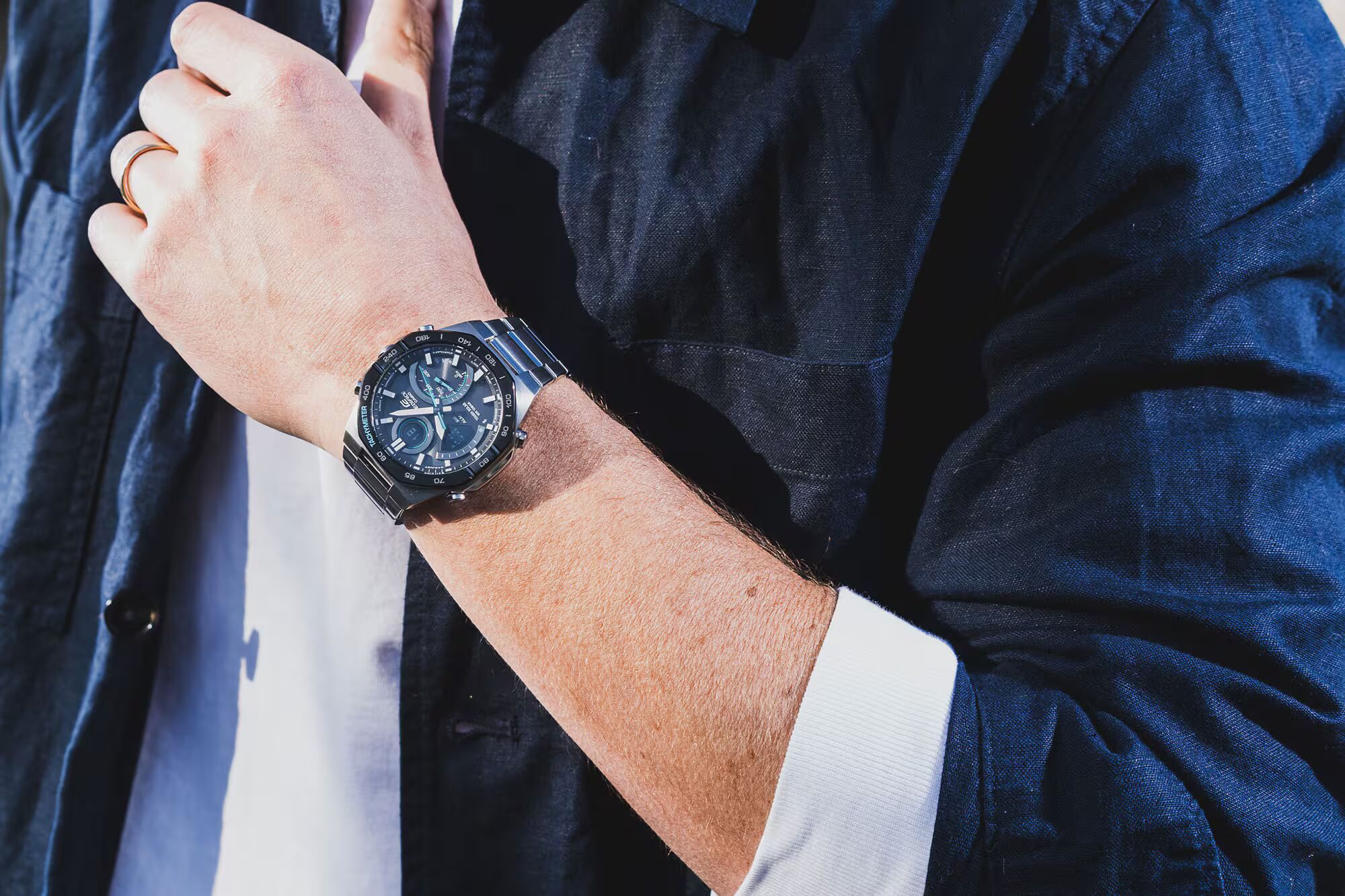 Casio Edifice Herrenuhr ECB-950DB-1AEF