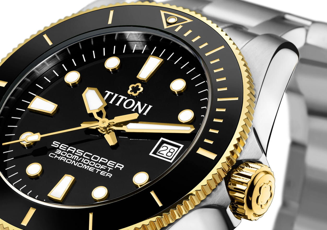 Titoni Seascoper men's watch 83300 SYS-BK-248