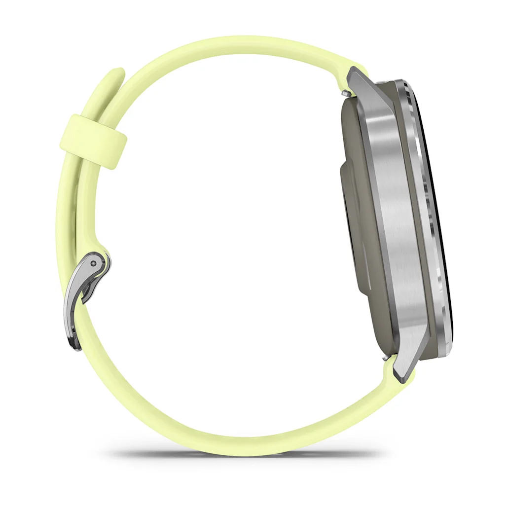 Garmin Venu® 4 - 45 mm
Grau/Silber mit Schnellwechsel-Silikon-Armband 22 mm Zitrone Herrenuhr 010-03014-02