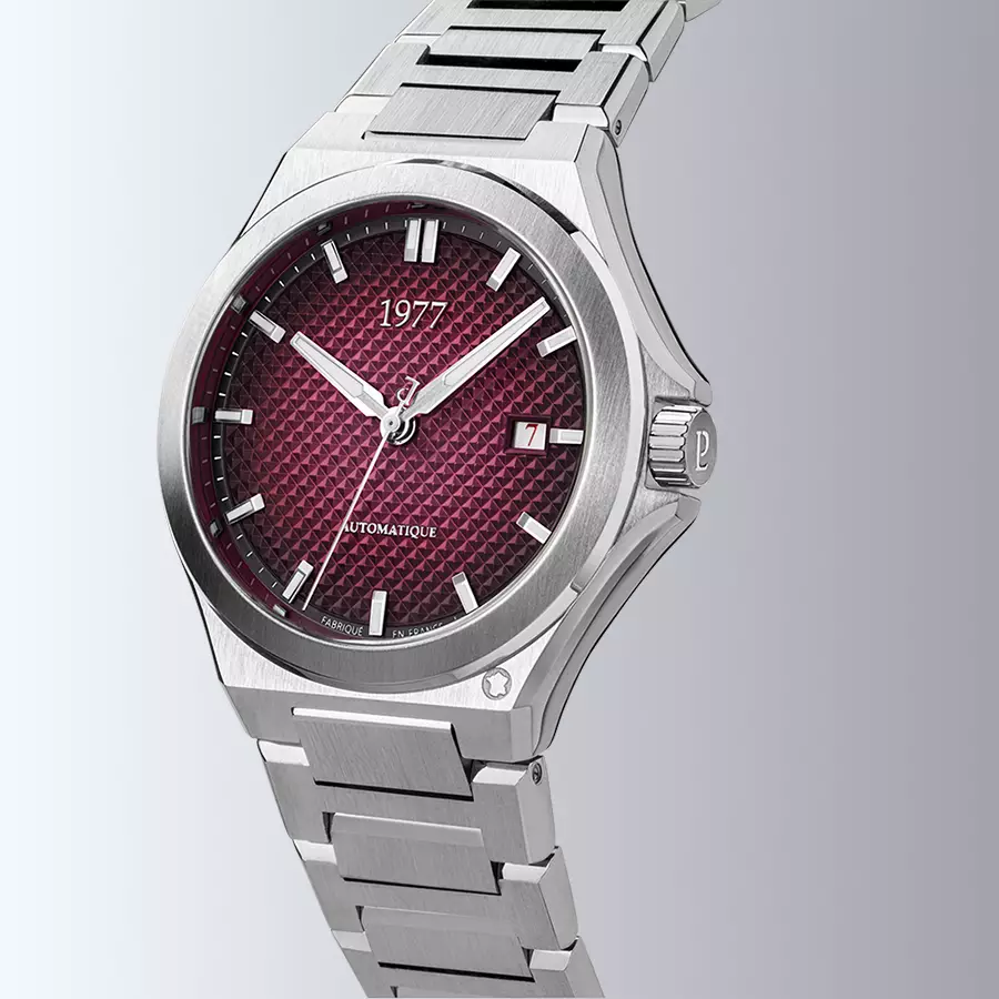 1977 ARSENE Automatique, 41 MM, Cadran Lie-de-vin, Bracelet Acier 904L Men's Watch 1977P02151