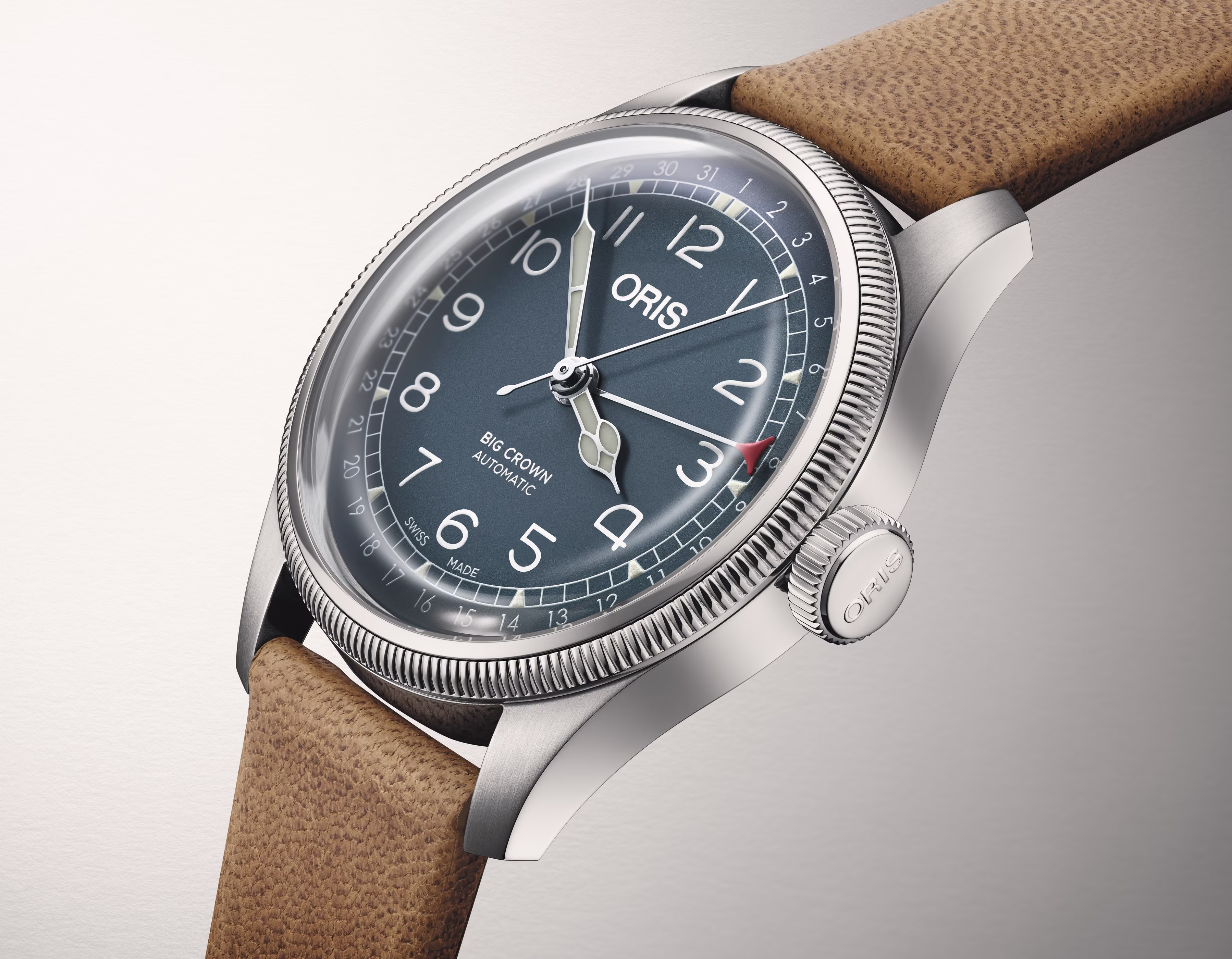 Oris Big Crown Pointer Date 40mm, automatic, leather strap men's watch 01 754 7785 4065-07 6 ​​20 10