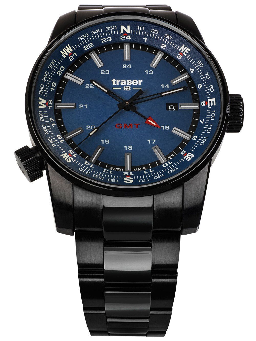 Traser H3 P68 Pathfinder GMT Blue Herrenuhr 109524