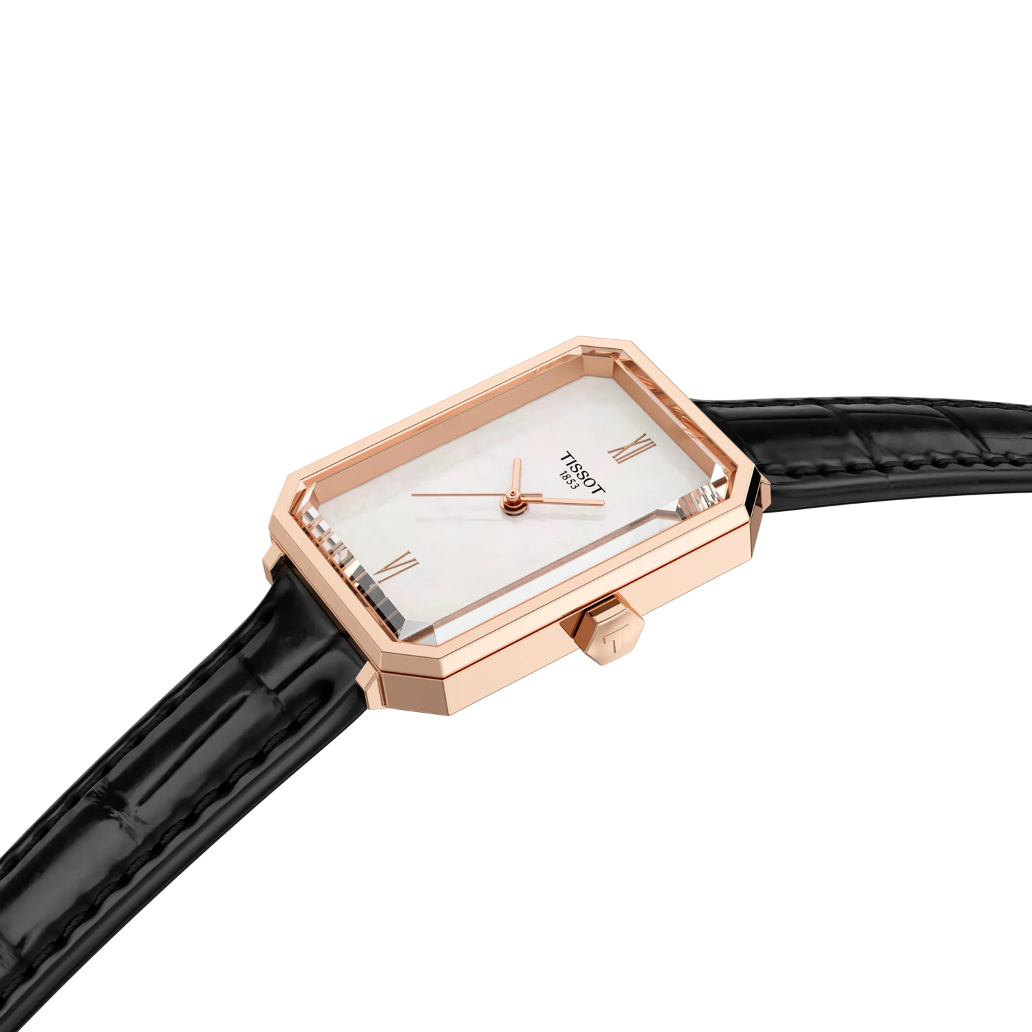 Tissot T-Lady SRV weiß Leder Damenuhr T160.110.36.113.00