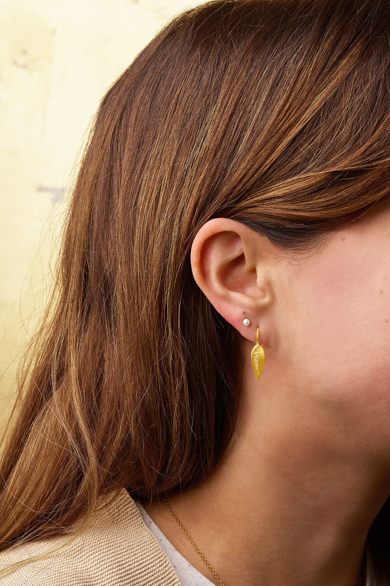 18911156_2 Bernd Wolf Flying hoop earrings zirconia 925 sterling silver