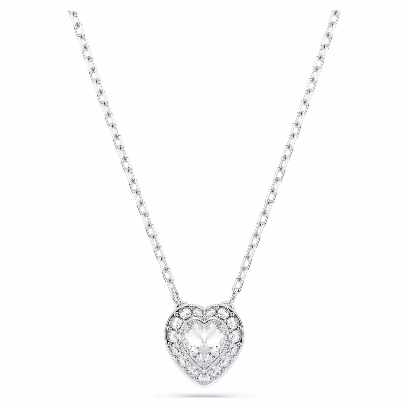 Swarovski Ariana Grande x Swarovski Set Various Cuts, Heart, White, Rhodium Plated