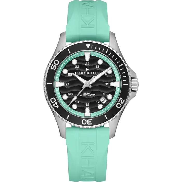 Hamilton Khaki Navy Scuba 40 mm, Turquoise, Limited Edition Men's Watch H82415331