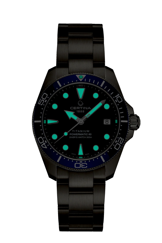 Certina DS Action Diver 38mm Titanium Automatik Blau C048.807.44.041.00