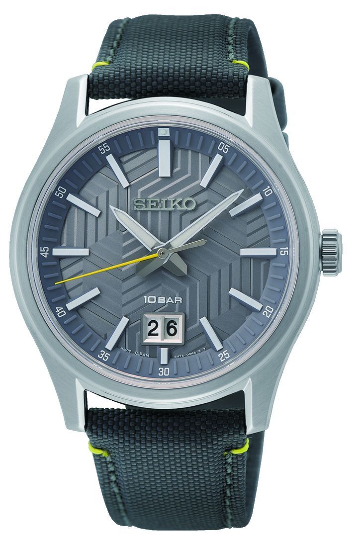 Seiko quartz with big date men's watch SUR543P1