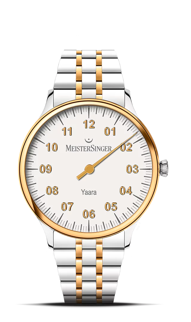 Meister Singer Yaara Automatic Watch, White with Gold Ladies Watch YA901G
