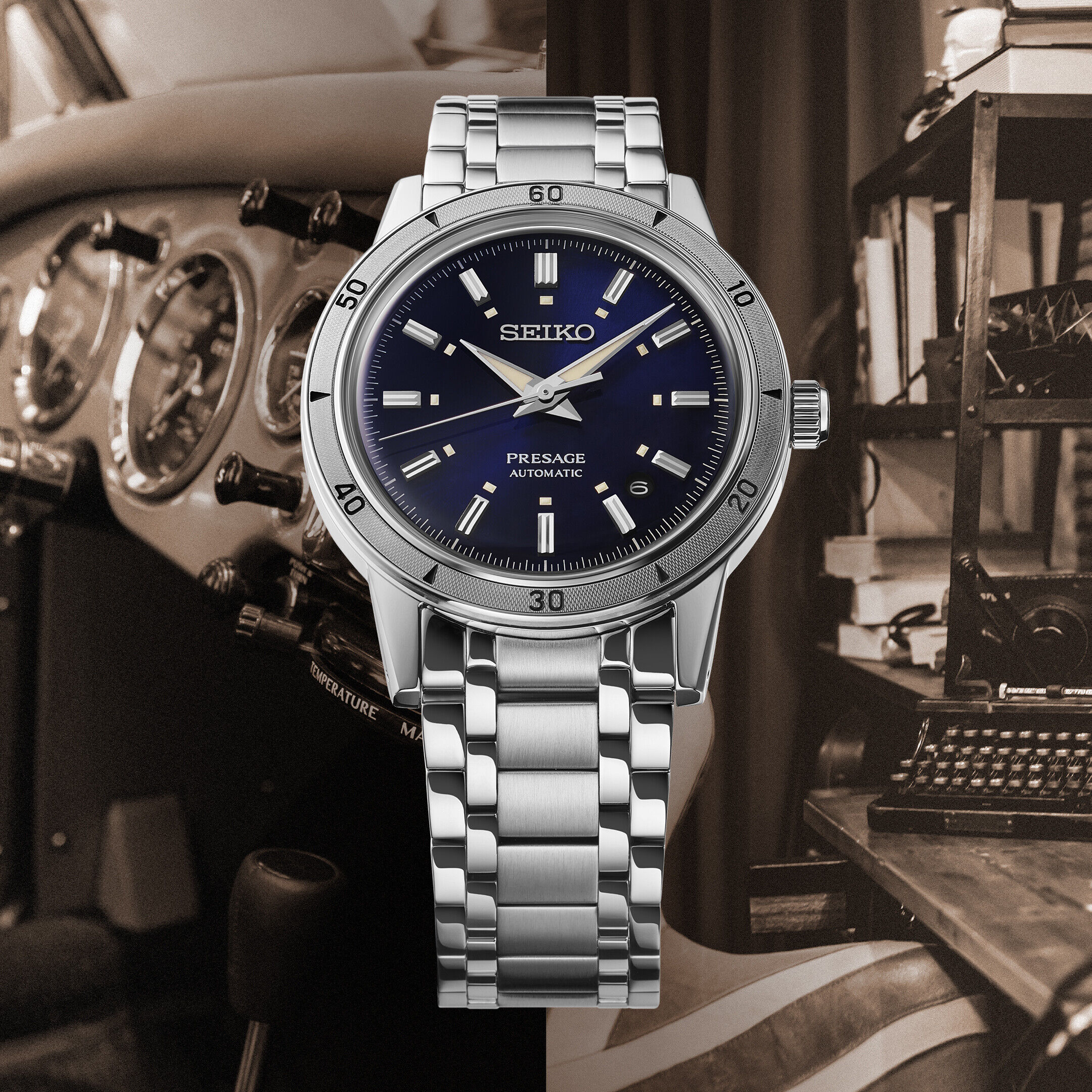 Seiko Presage Style 60's Automatic Men's Watch SRPL07J1 Seiko Presage Style 60's Automatic Men's Watch SRPL07J1