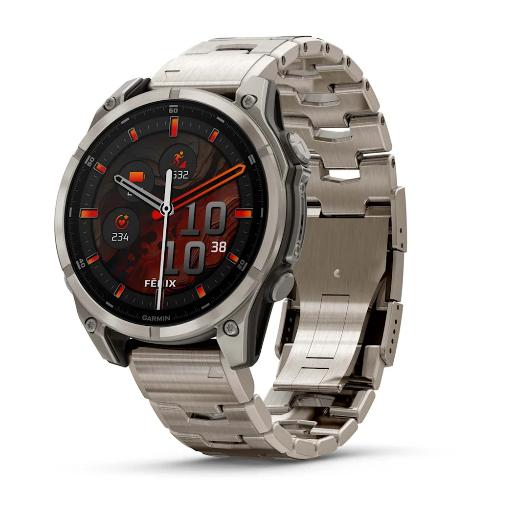 cf-xl Garmin fēnix® 8 - 47 mm AMOLED Sapphire Titan mit zusätzlichem Silikonarmband 010-02904-40