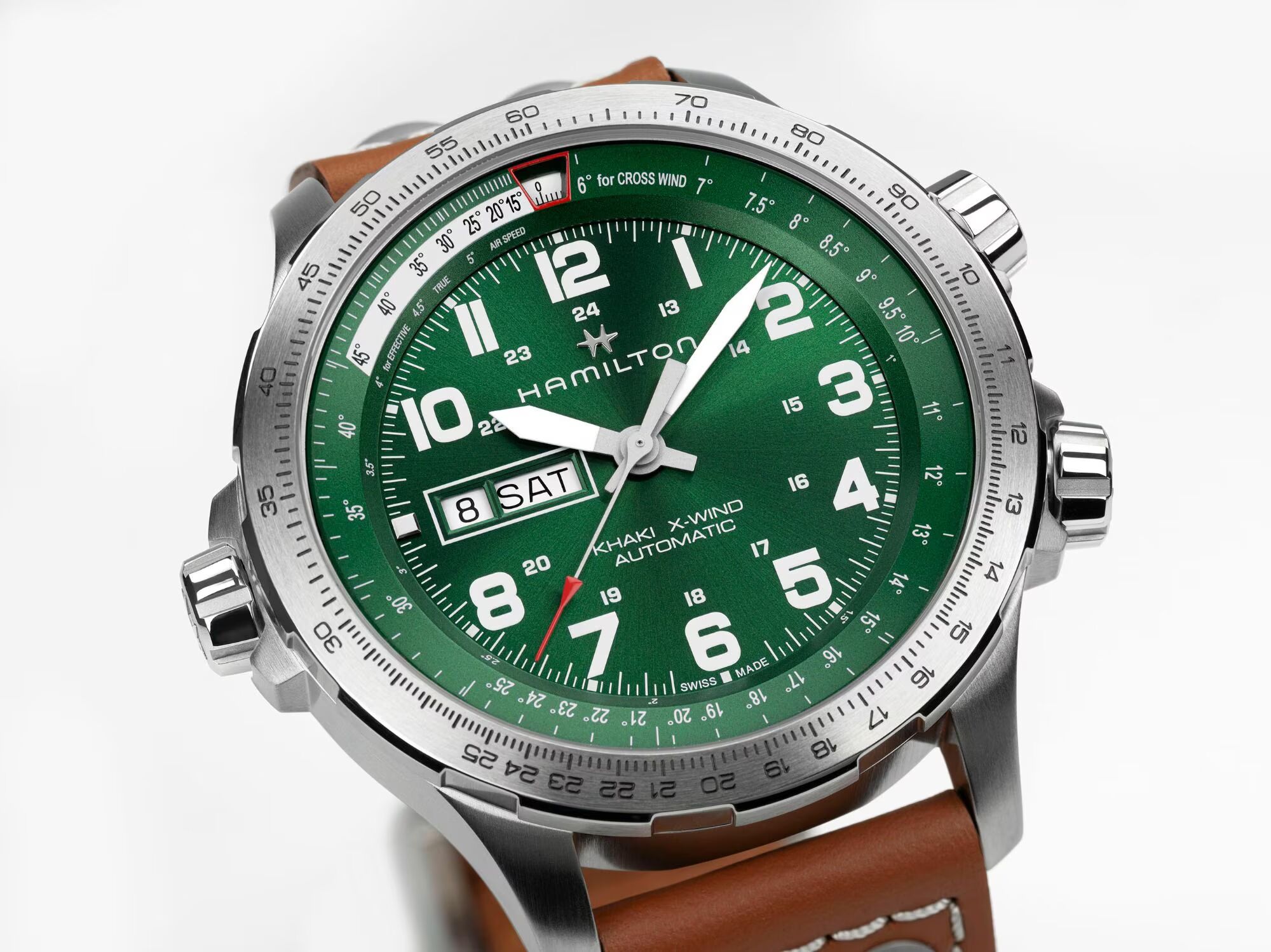 Hamilton Khaki Aviation X-Wind Day Date Herrenuhr H77735560