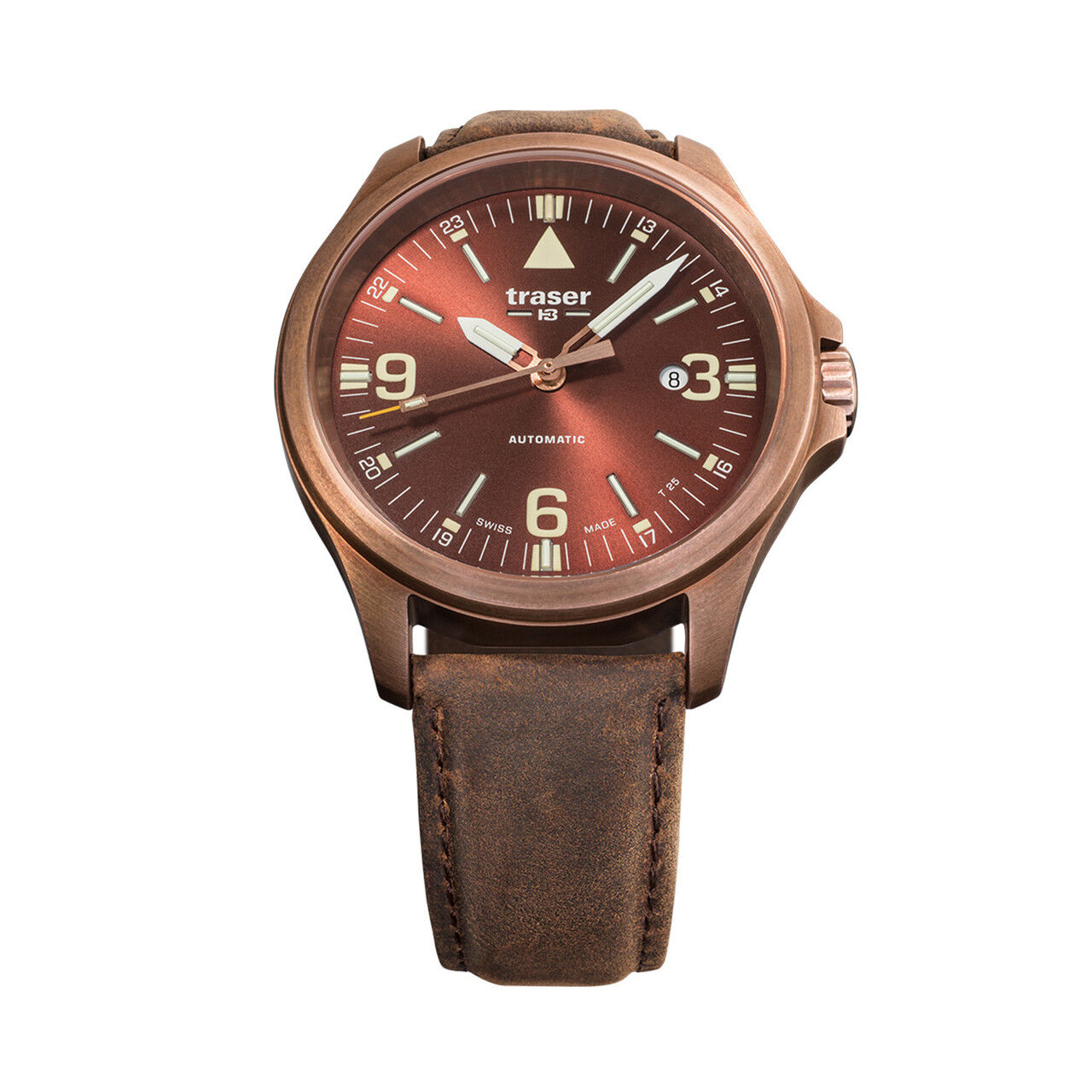 Traser H3 P67 Officer Pro Automatic Bronze Brown Herrenuhr 108073