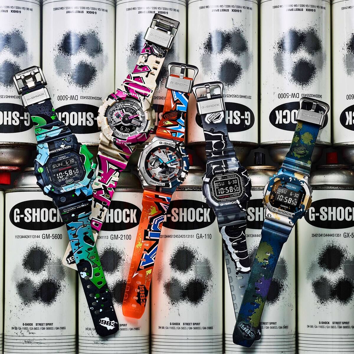 G-Shock Analog-Digital Street Spirit Series Men's Watch GA-110SS-1AER G-Shock Analog-Digital Street Spirit Series Men's Watch GA-110SS-1AER