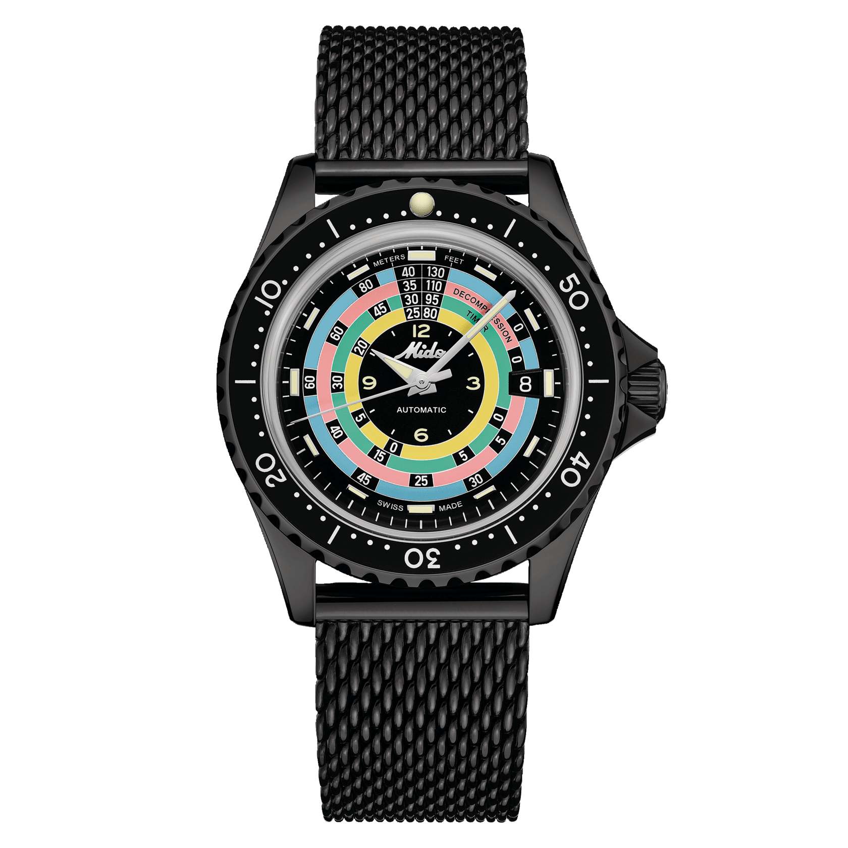 M026-807-33-051-00_0_front_1_1 Mido Ocean Star Decompression limited timer 1961 men's watch M026.807.33.051.00