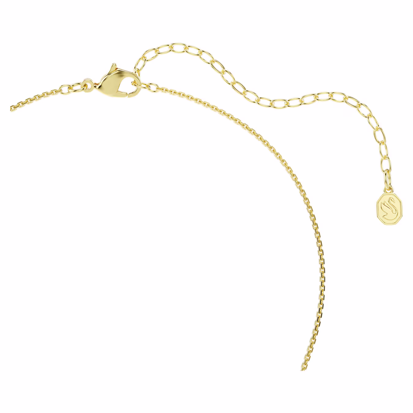 Swarovski  Hyperbola Anhänger Rundschliff, Weiß, Goldlegierungsschicht