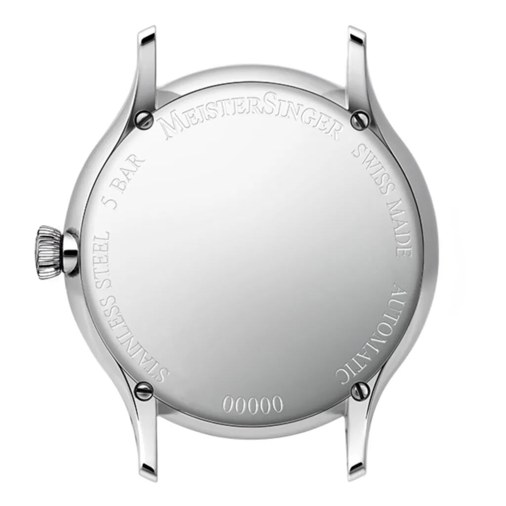 Meister Singer Yaara Eisblau mit Silber 36mm Automatikuhrwerk Damenuhr YA914S