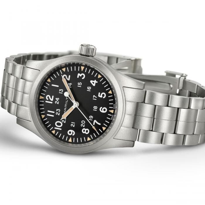 h69439131_detail_rolledview Hamilton Khaki Field Mechanical H69439131