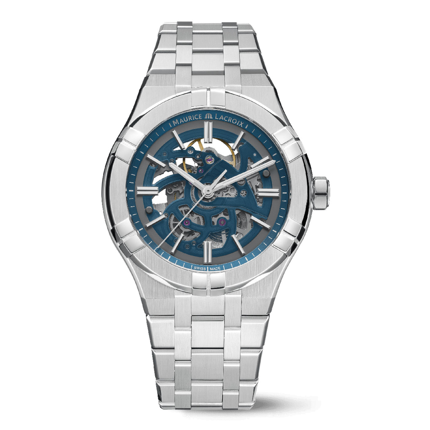 Maurice Lacroix Aikon Skeleton Automatic Men's Watch AI6008-SS002-031-1 Maurice Lacroix Aikon Skeleton Automatic Men's Watch AI6008-SS002-031-1