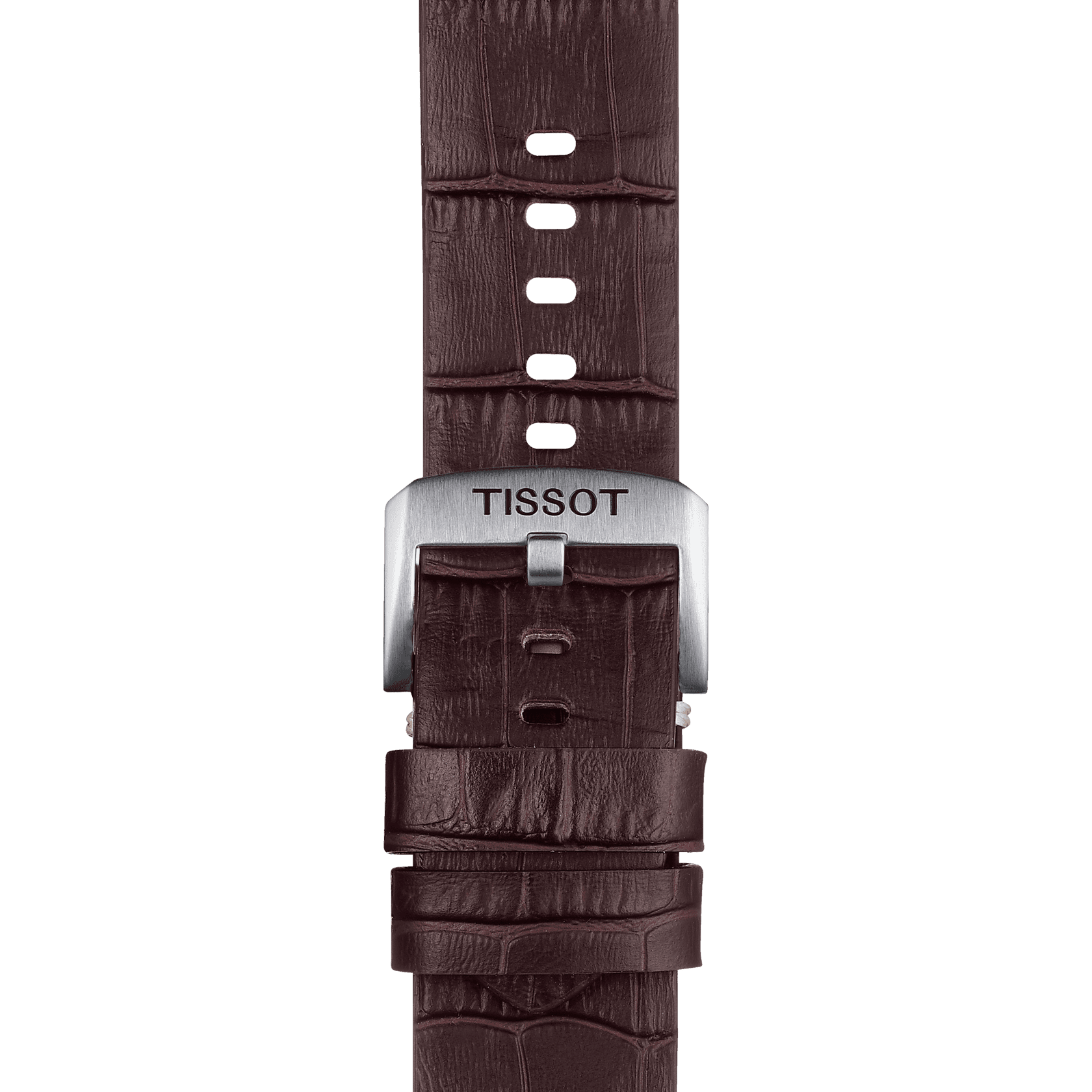 Tissot replacement strap brown leather