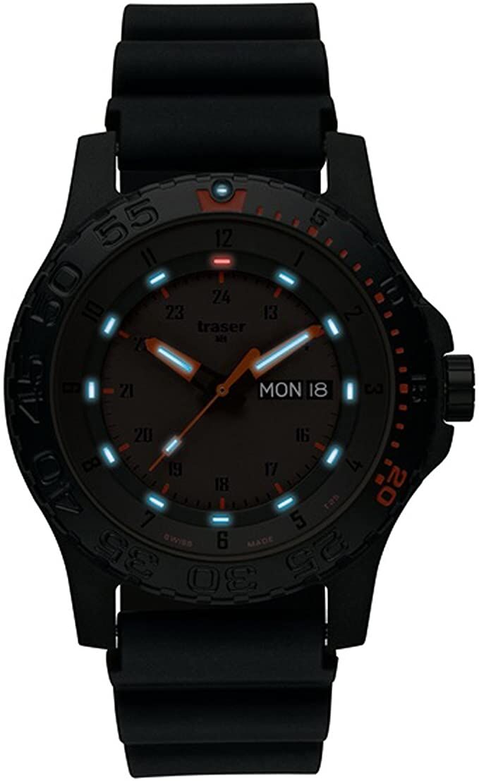 61AXKK4k0zL-_AC_UX679_ Traser H3 P66 Red Combat Men's Watch 104148