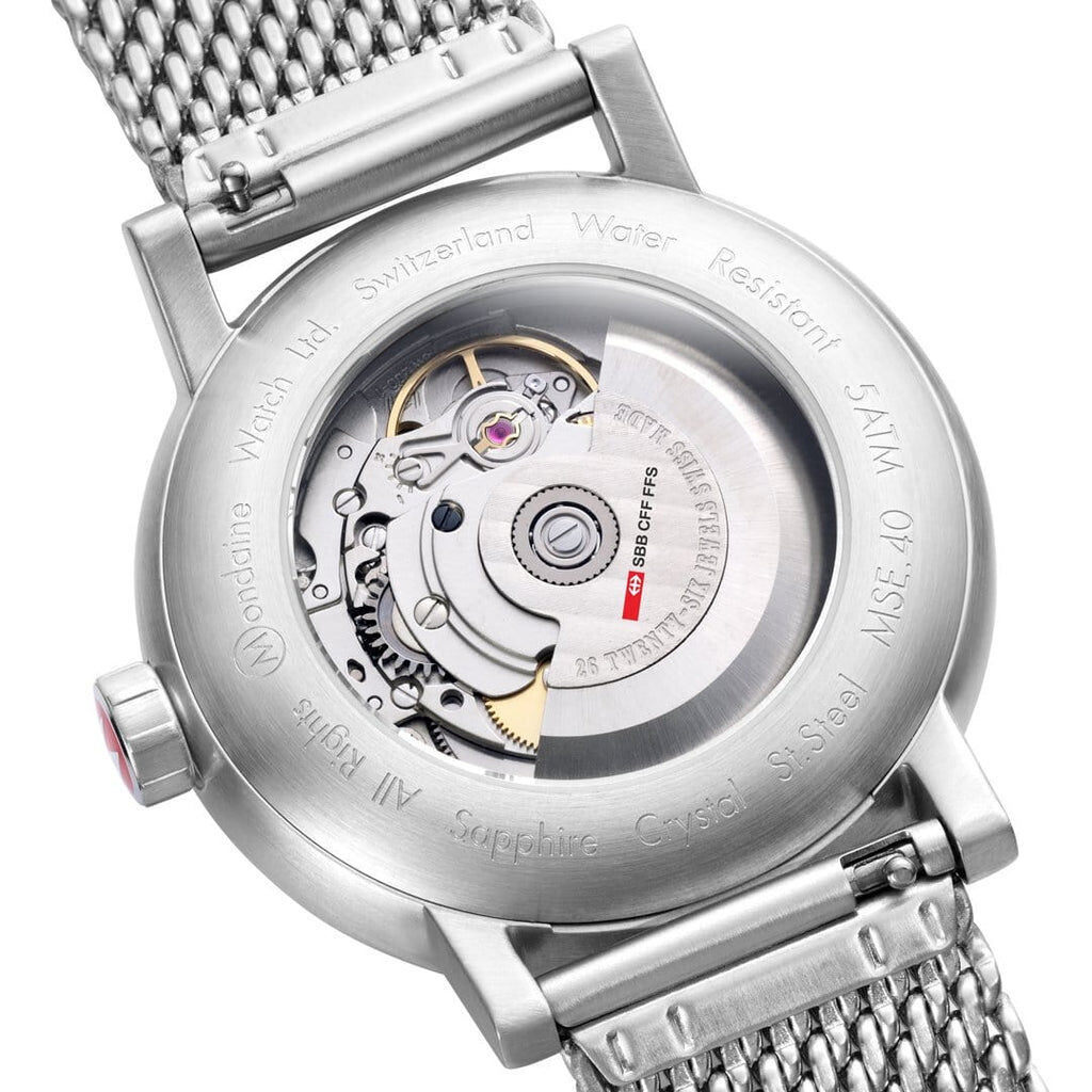 Mondaine Evo 2 40 mm Automatik Herrenuhr MSE.40610.SM