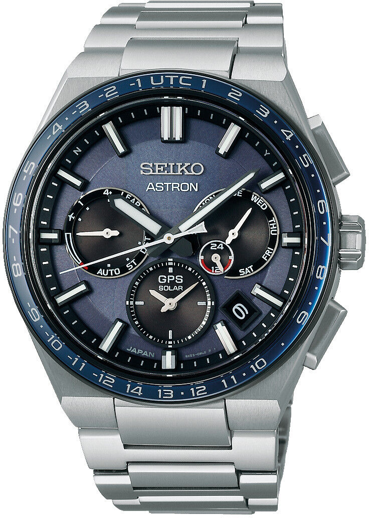 Seiko Astron GPS Solar Dual-Time Men's Watch SSH109J1