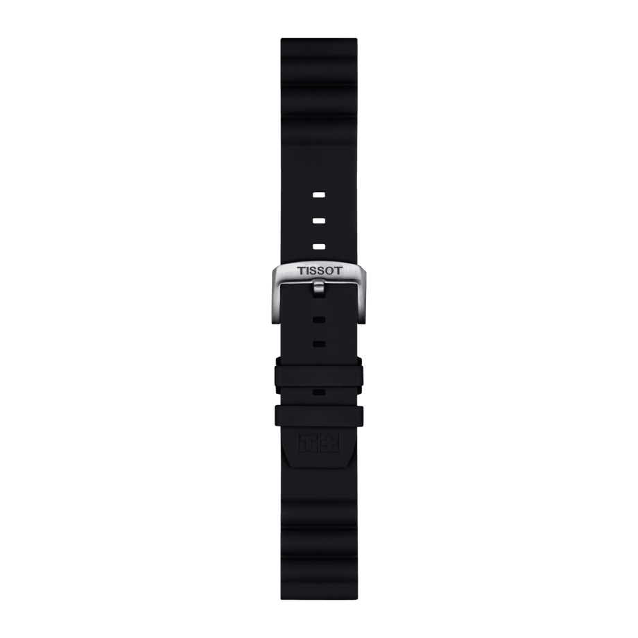 Tissot Ersatzarmband Silikon schwarz