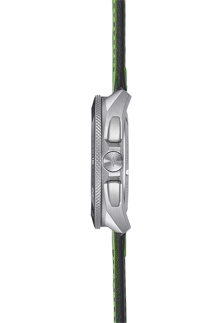 Junghans 1972 Chronoscope Sports Edition 2026, Grün, Quarzwerk, Limited Edition Herrenuhr 41/4560.00