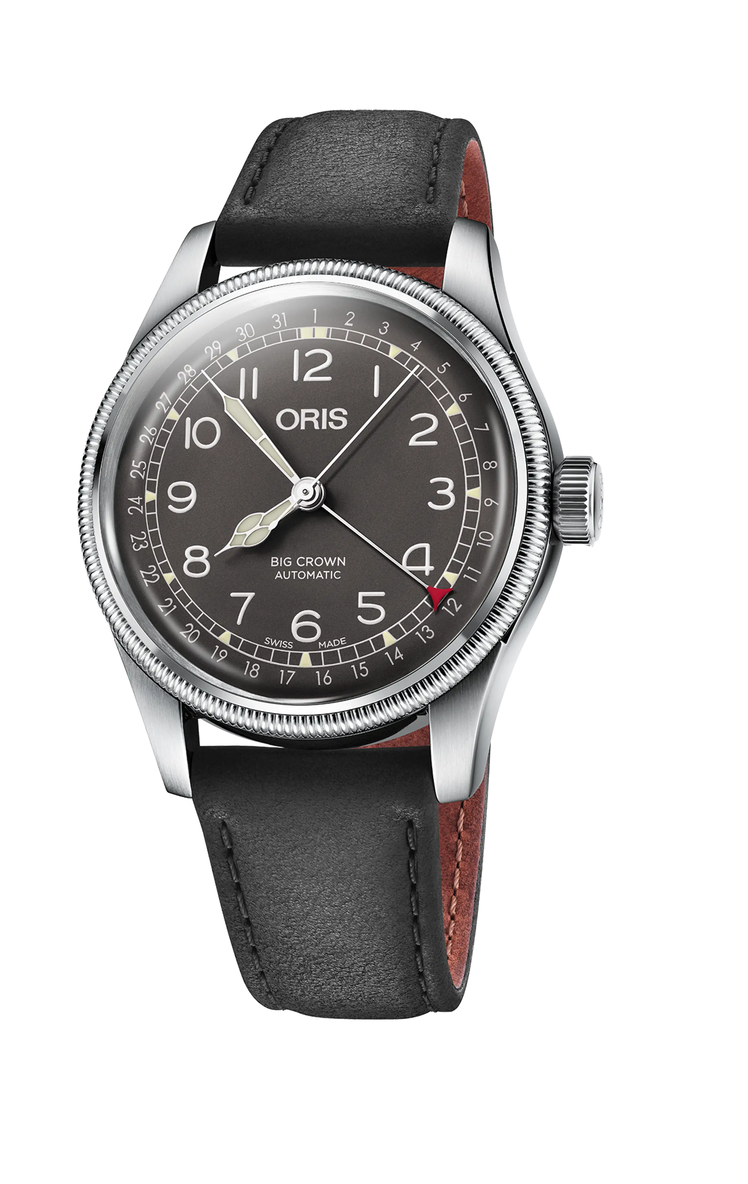 Oris Big Crown Pointer Date 40mm, automatic, 38-hour power reserve, black men's watch 01 754 7741 4064-07 5 20 65